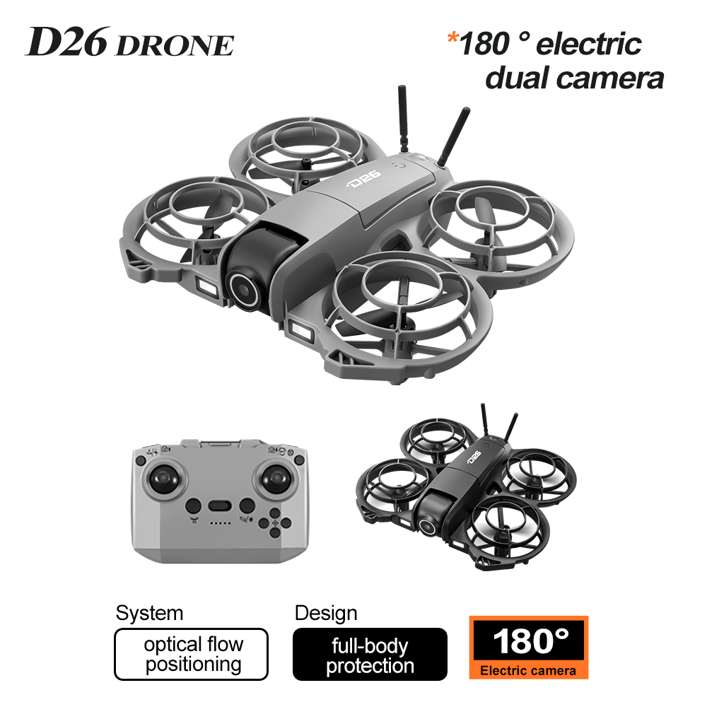 Fpv Brushless Rc Drone 4K - D26 4K Mini RC Drone, Tam