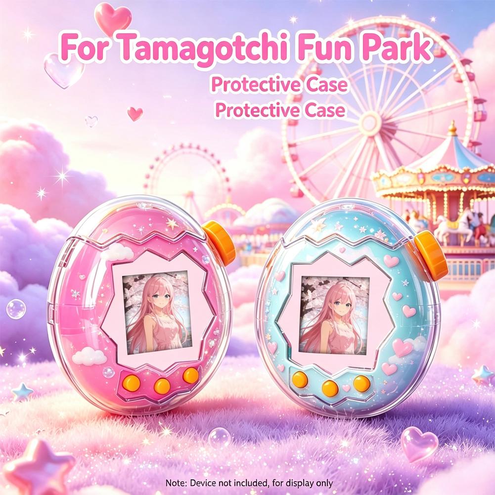 Tamagotchi Electronic Pet Virtual - Tamagotchi Paradise için Şeffaf PC Koruyucu