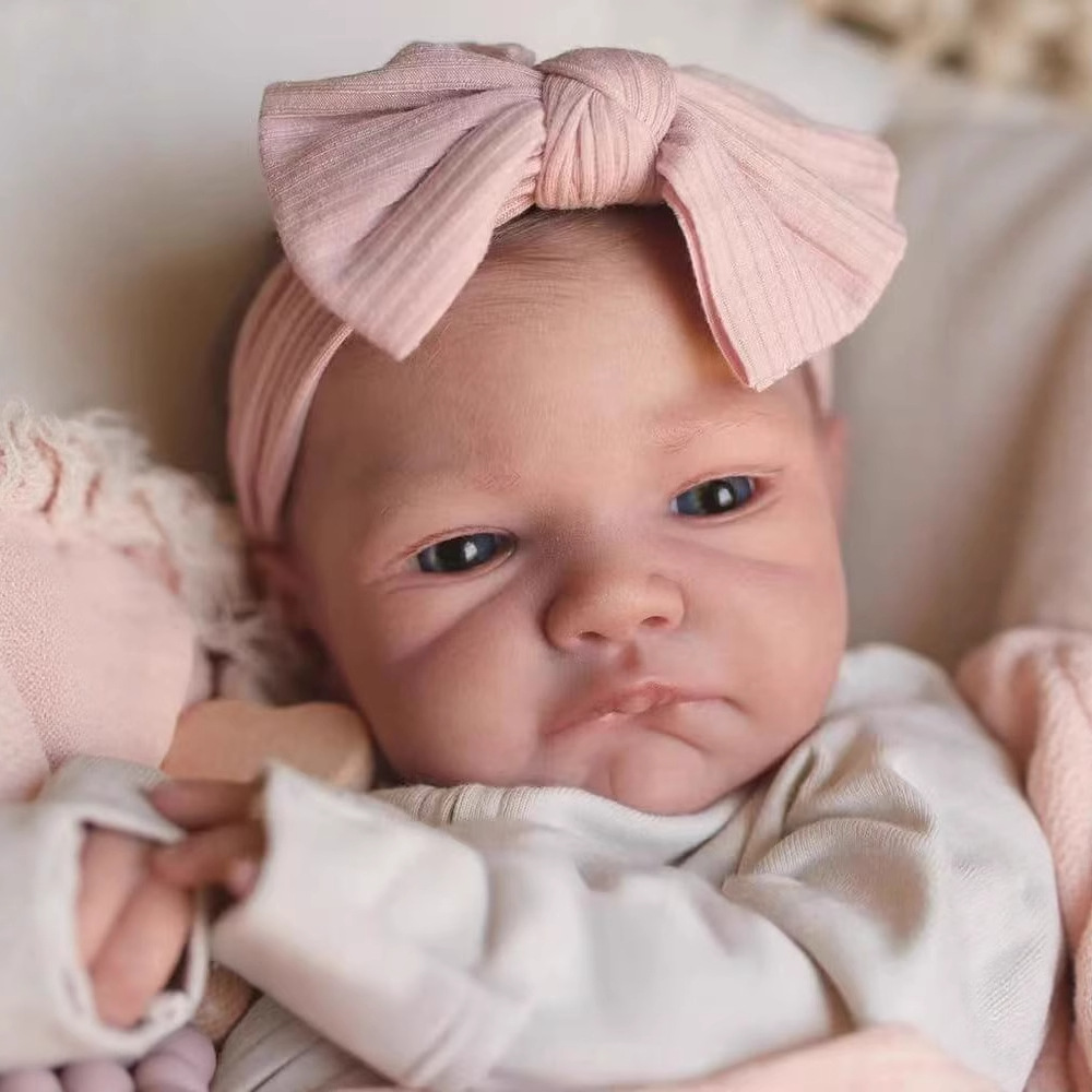 Reborn Baby Doll Silicone Realistic - 48CM Yeniden Doğmuş Silikon Bebekler Ağustos
