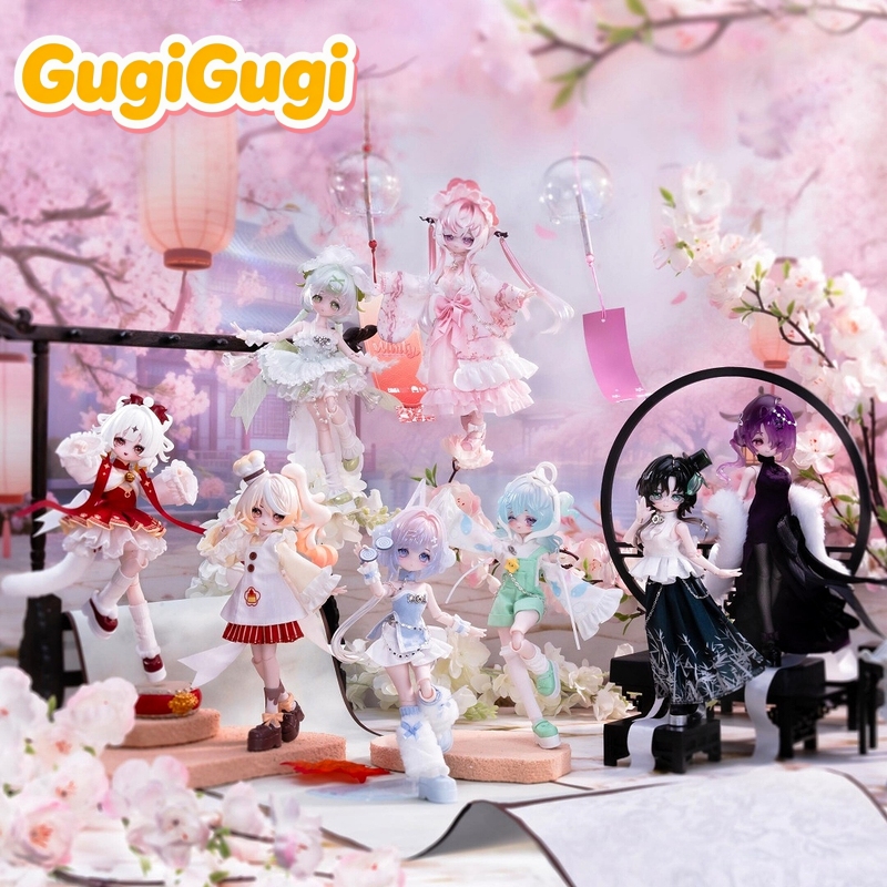 Anime Action Figure Blind Box - Orijinal Minty Little Lucky Spirits Serisi