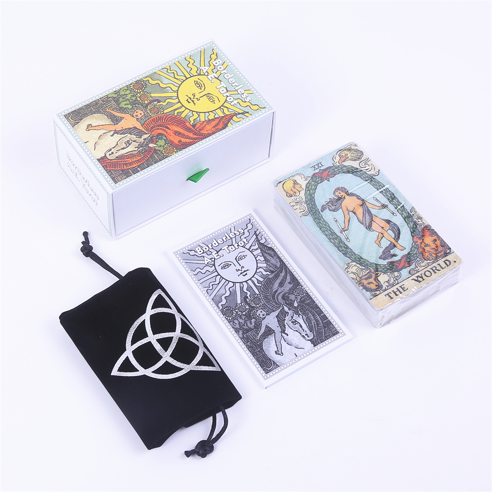 12*7cm kenarsız A.E. Tarot güv - Tarot Cards Deck With Guidebook incelemesi ve fiyatı