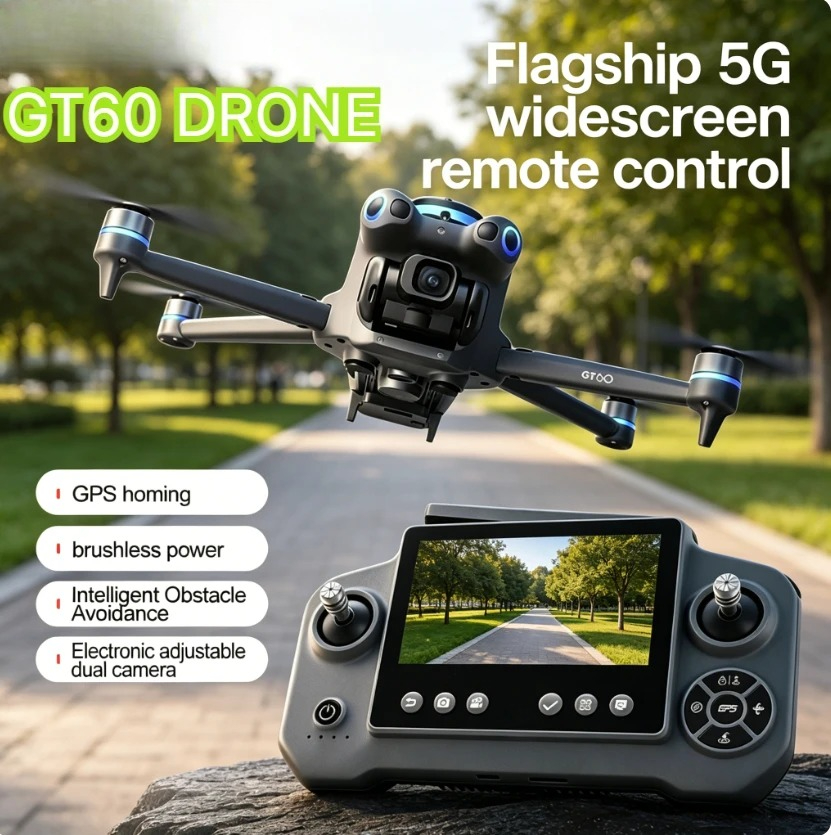 Orijinal GT60 GPS Katlanabilir - Fpv Brushless Rc Drone 4K incelemesi ve fiyatı