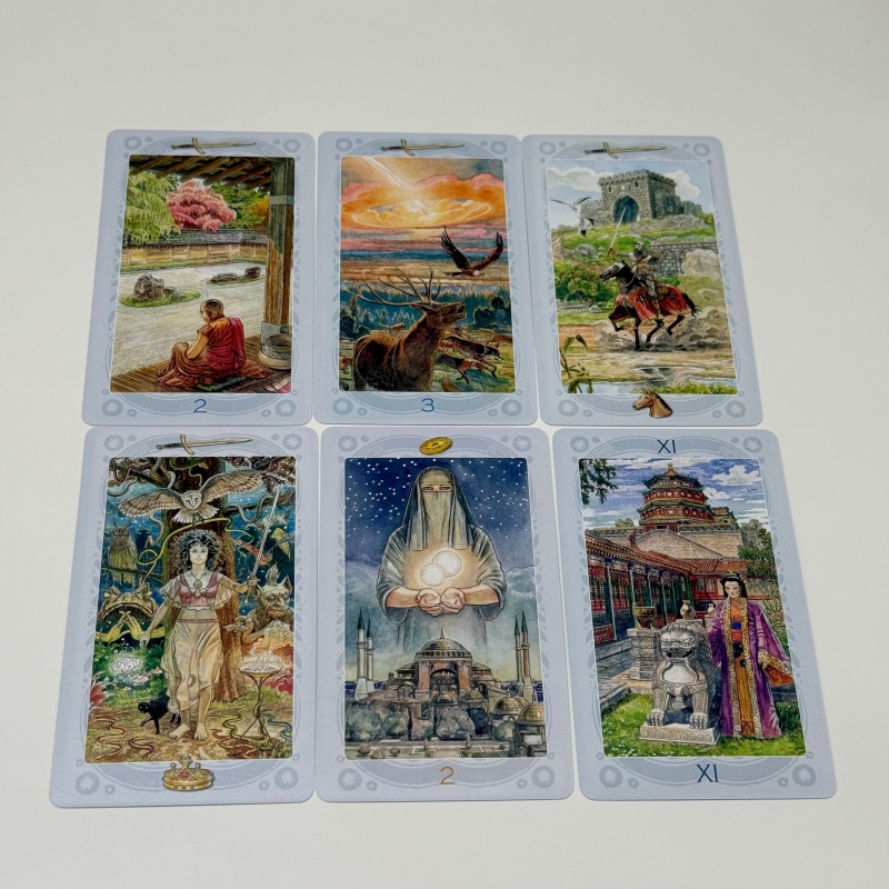 ТАРО СВЯЩЕННЫХ МЕСТ Rus Versiy - Tarot Cards Deck With Guidebook incelemesi ve fiyatı