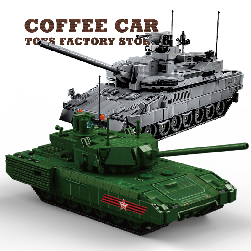 Ana Tank T-14 Yapı Blokları As - Lego Compatible Military Tank incelemesi ve fiyatı